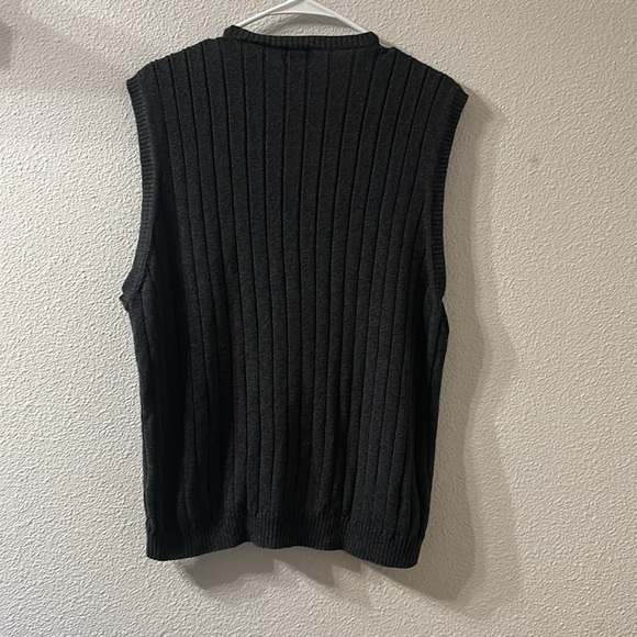 Izod mercerized cotton diamond print sweater vest size large - Picture 4 of 4